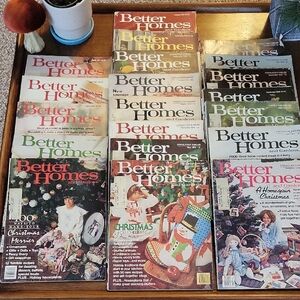 Vintage Better Homes And Gardens Magazine Collection LOT 20 1978 - 1981
